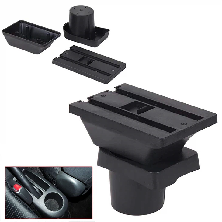 Armrest Box For Toyota Yaris Vitz 2006-2011 Center Storage Box Hand Interior Centre Consoles